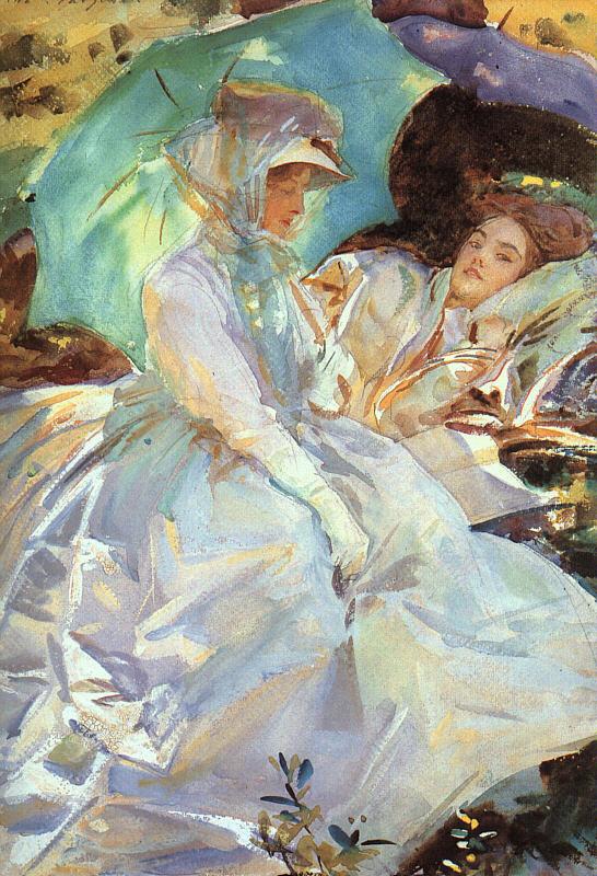 John Singer Sargent Reading